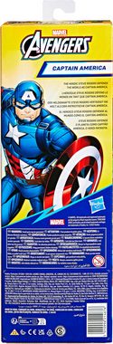 Hasbro Spielfigur Marvel Avengers, Titan Hero Serie, Captain America