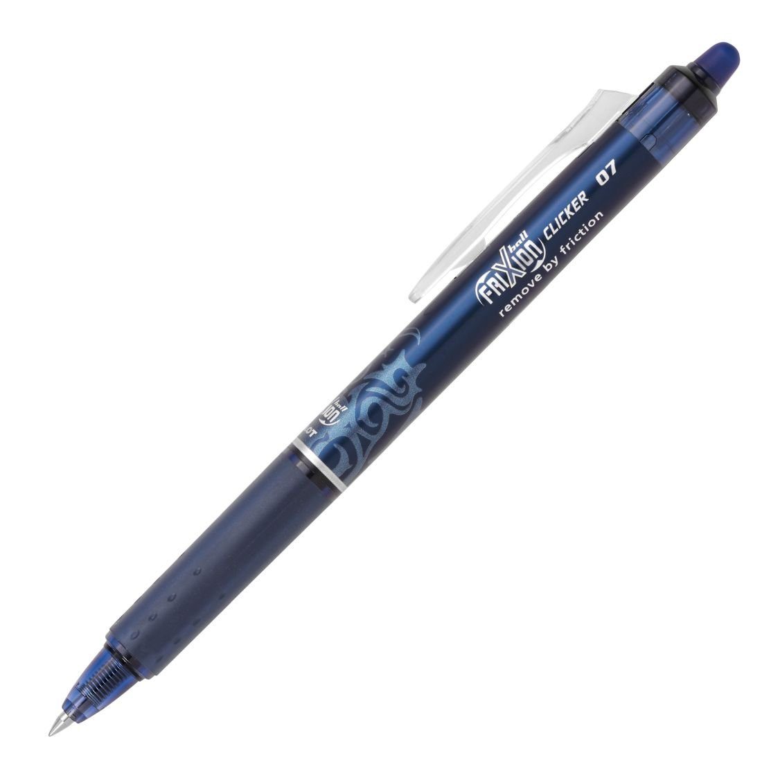 PILOT Kugelschreiber Tintenroller Frixion Ball Clicker 0.7 blauschwarz