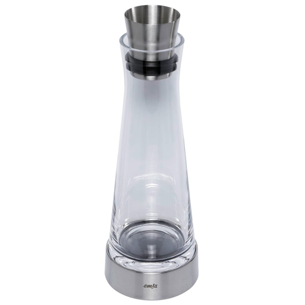 Emsa Karaffe Flow Slim Kühlkaraffe glas 1,0l 514233