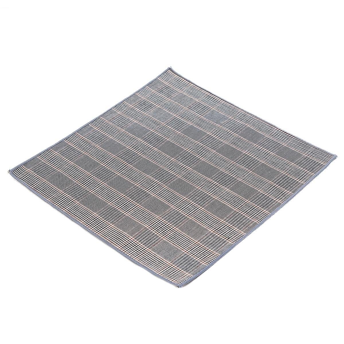 DonDon Einstecktuch DonDon Einstecktuch Tweed Look kariert, (Packung, 1-St), zum Falten, kariert, Tweed-Look