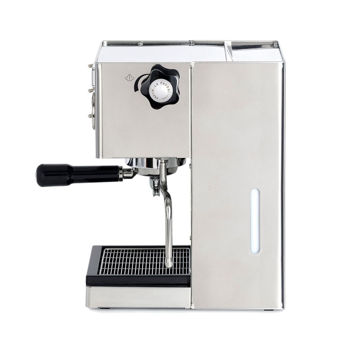 La Pavoni Siebträgermaschine Casa Bar PID Hochglanz Edelstahlgehäuse