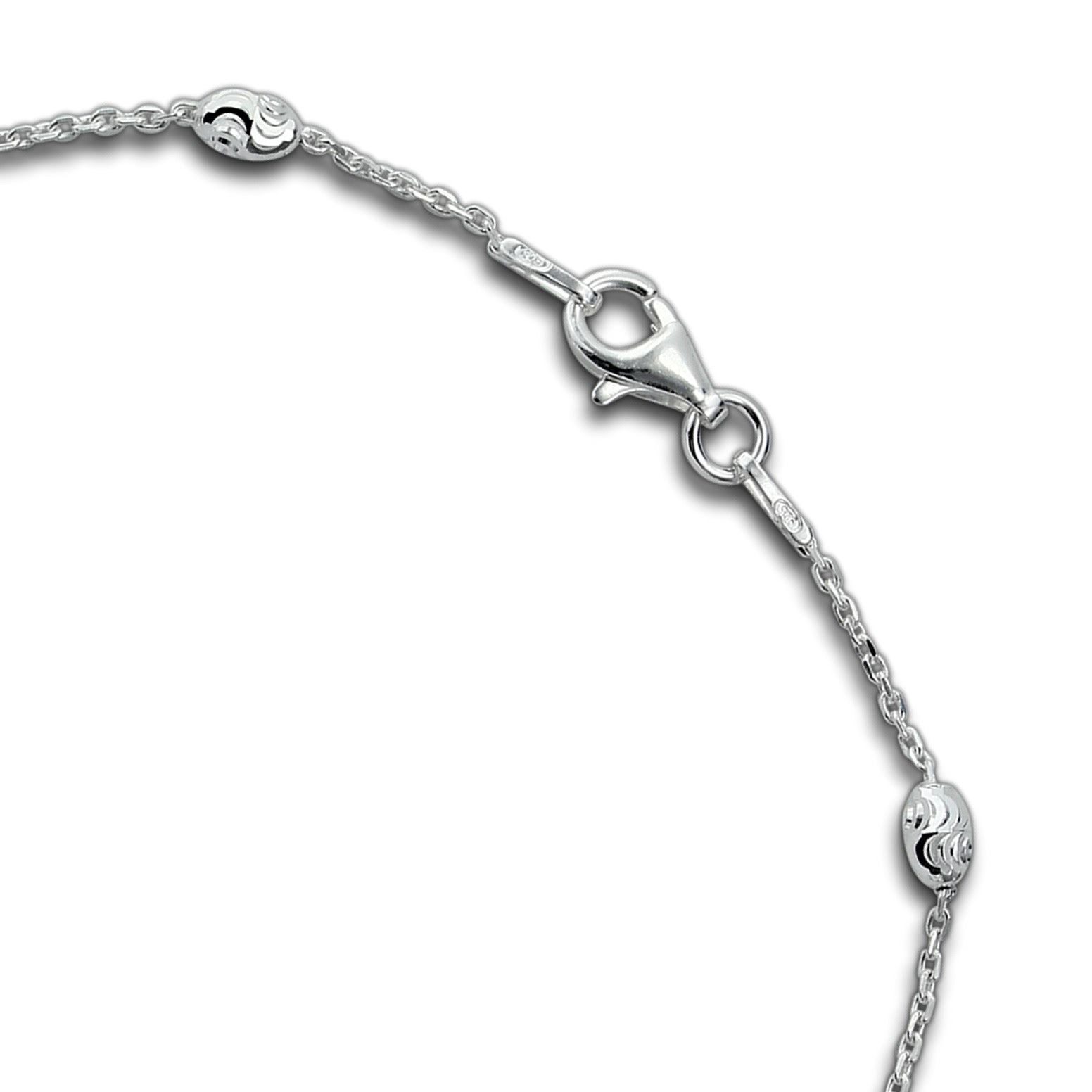 SilberDream Silberarmband SilberDream Typhoon Armband 19cm für (Armband), Damen Armband (Typhoon) ca. 19cm, 925 Sterling Silber, Farbe: silber – Bild 3 von 5