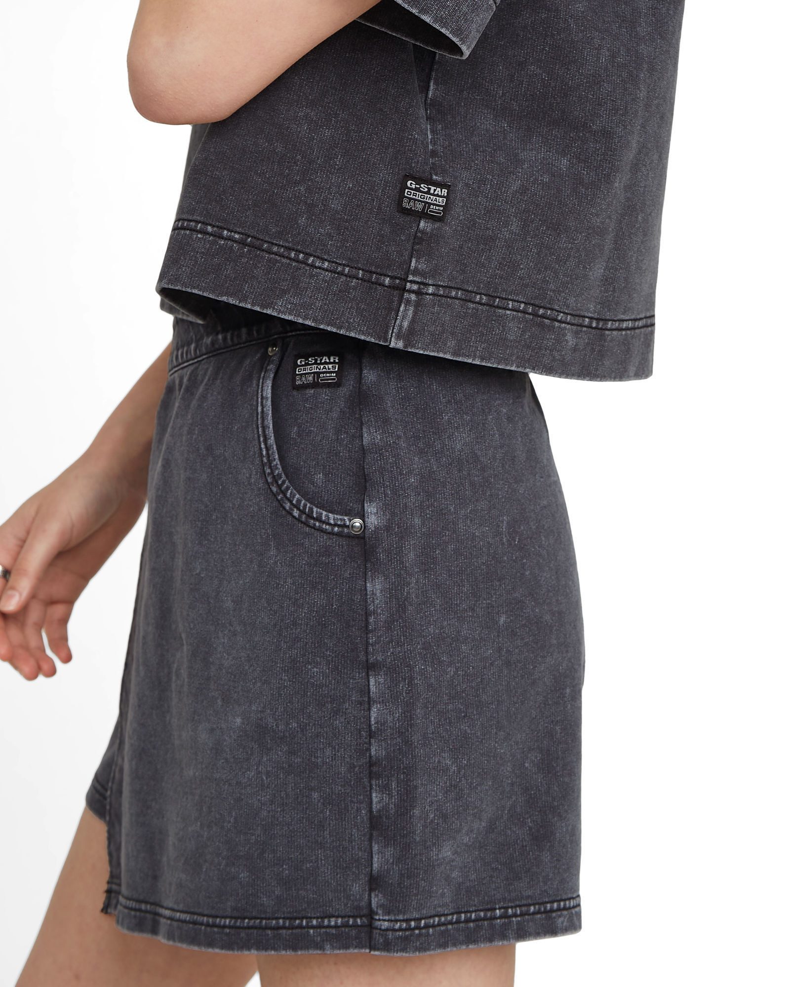 G-STAR Longpullover Overdyed Polo Sweater