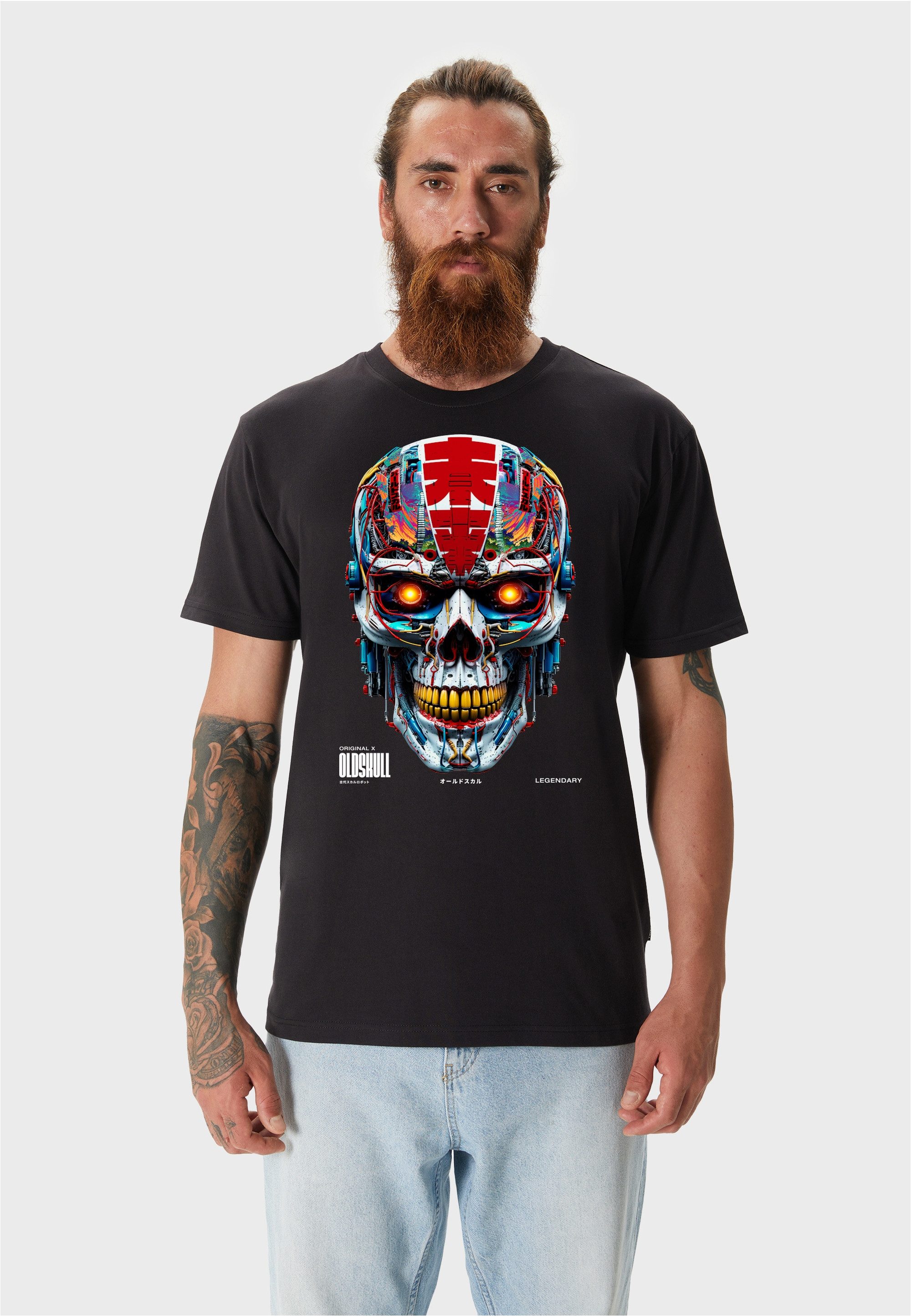 Oldskull T-Shirt Xtreme Vivid Skull (1-tlg) mit coolem Print günstig online kaufen