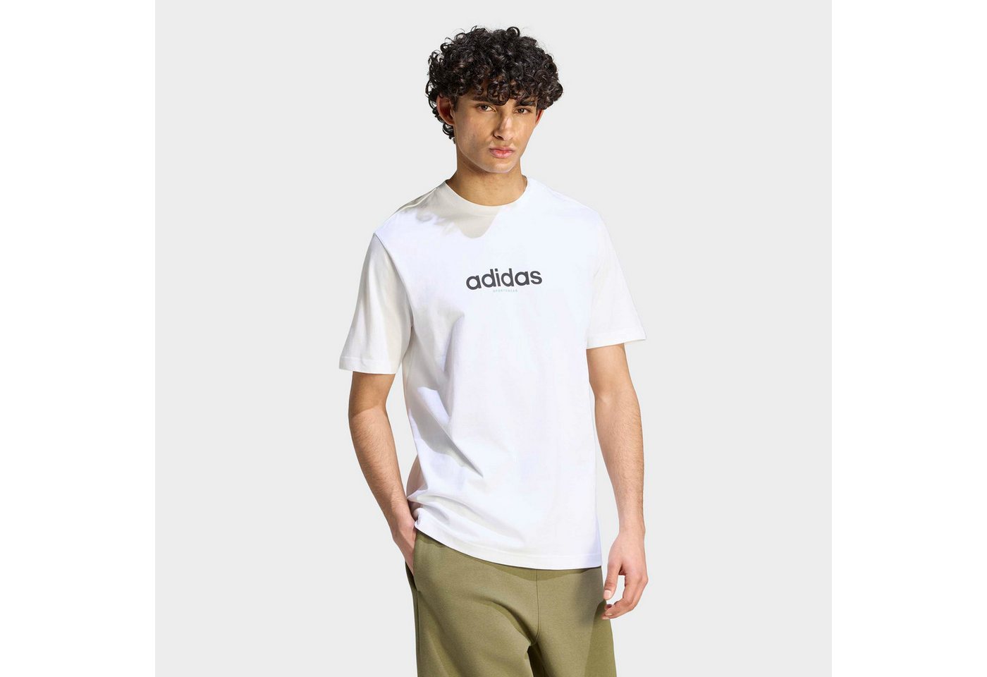 adidas Sportswear T-Shirt MEMORIES OF SPORT GRAFIK mit normaler Länge, sportlicher Stil, ohne Verschluss, aus Baumwolle