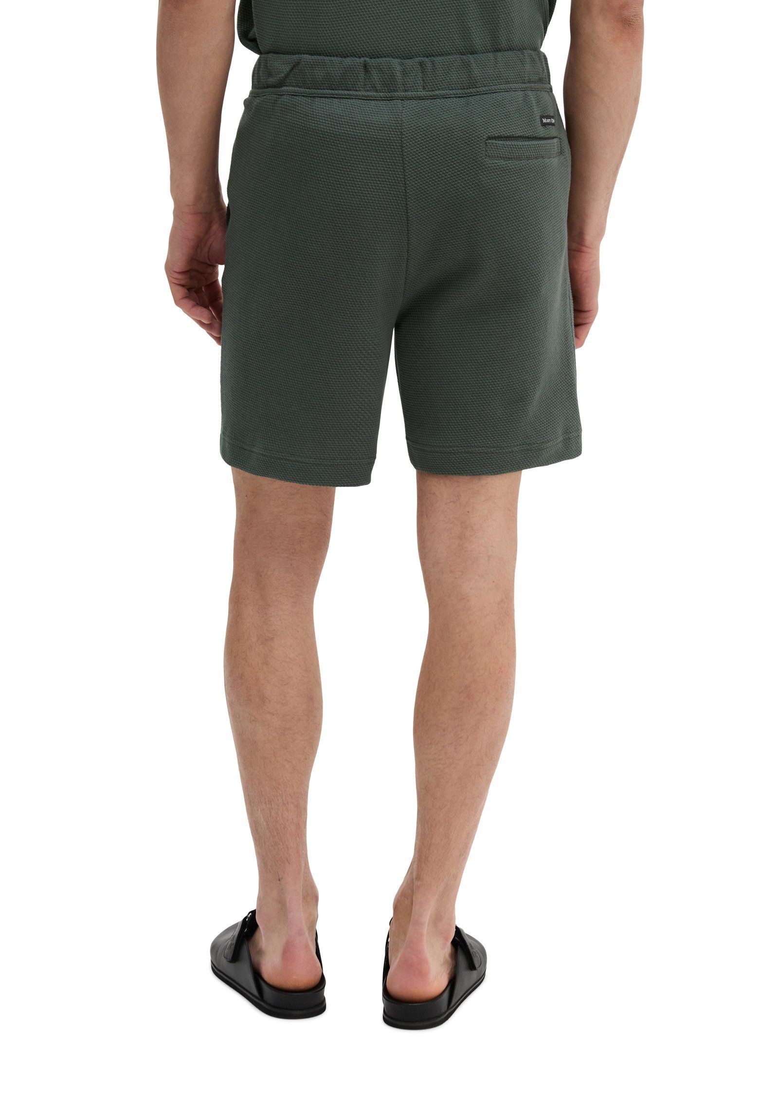 Marc O'Polo Shorts mit feiner Waffel-Struktur