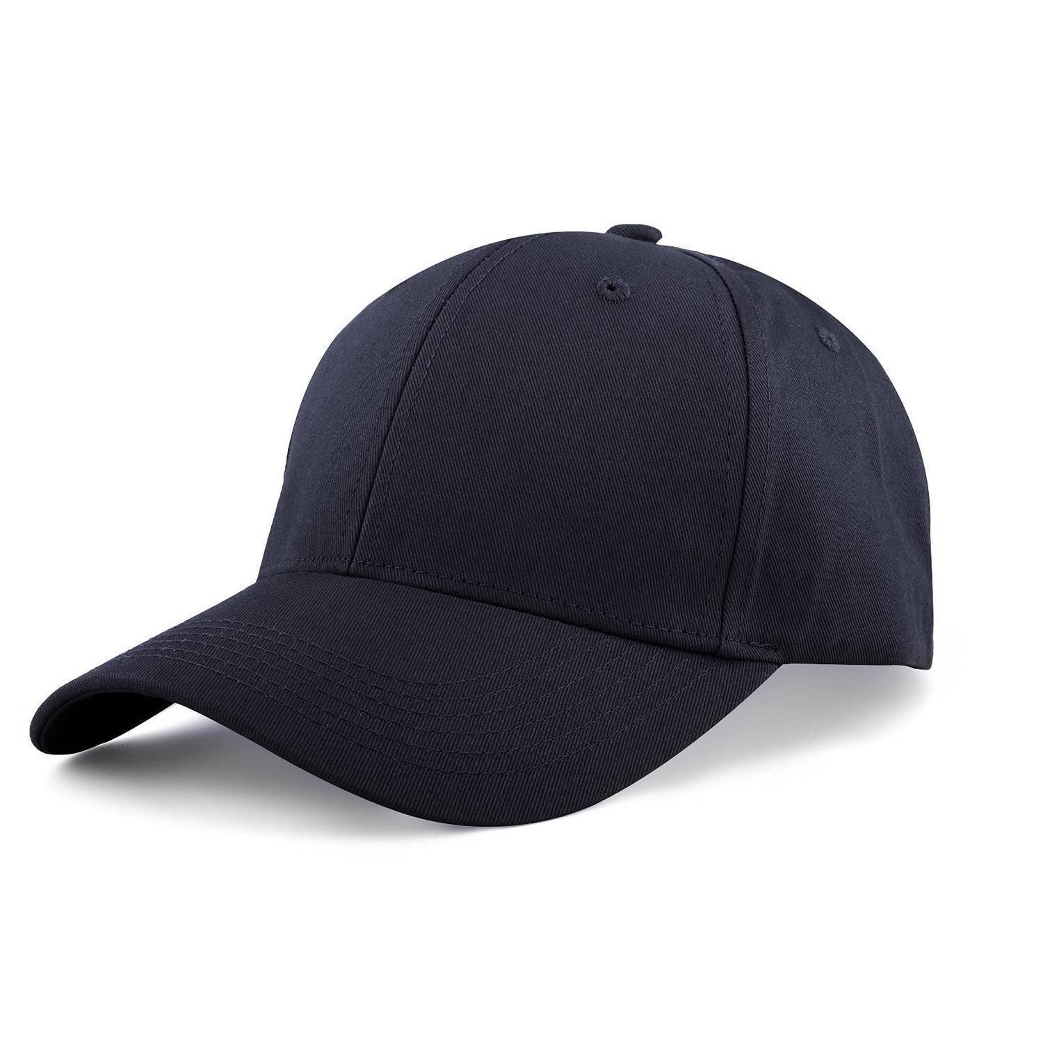 Baseball Cap Basecap Herren Damen Verstellbar Baumwolle Outdoor L-XL 2-Dunkelblau