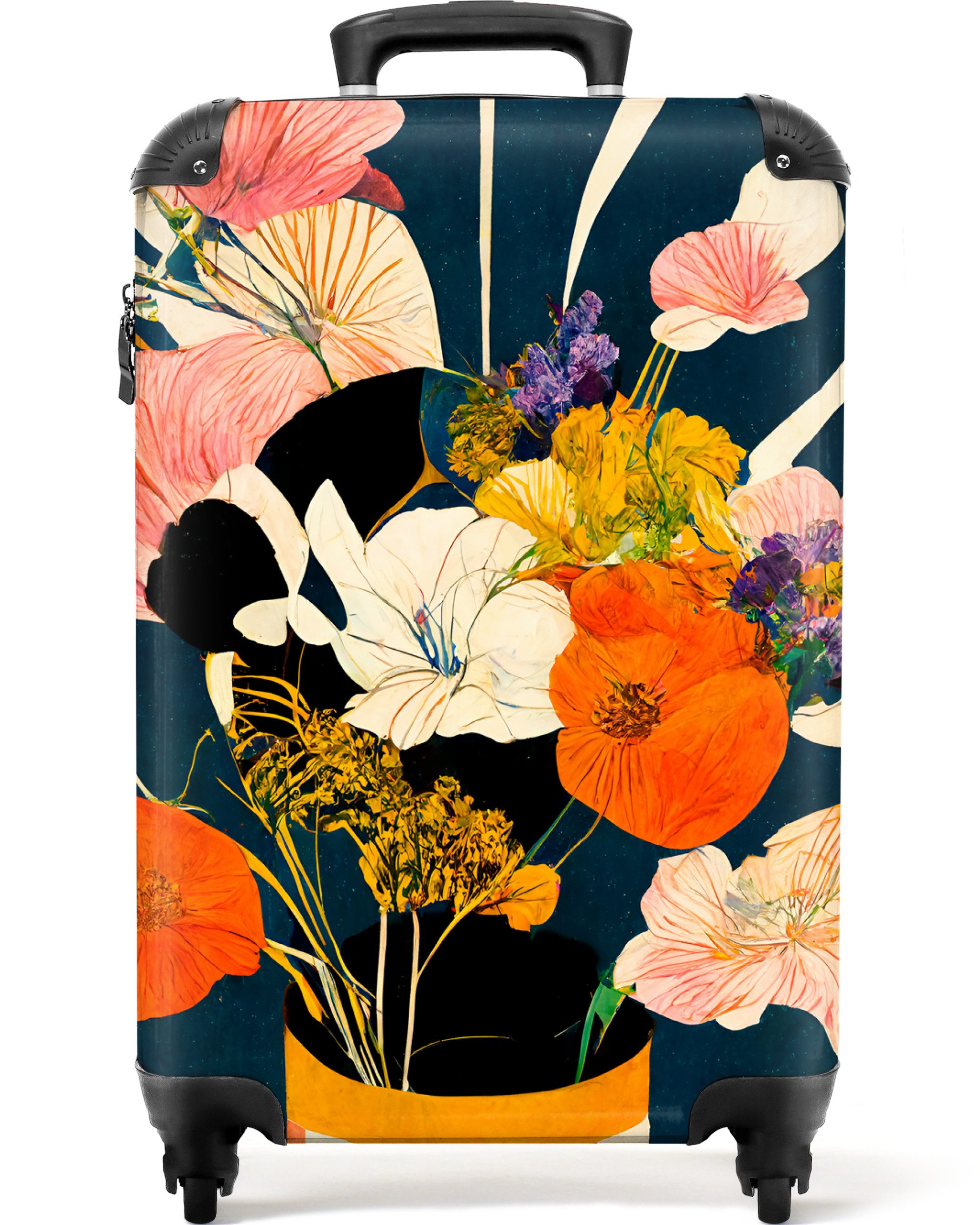 NoBoringSuitcases.com© Hartschalen-Trolley Blumen - Vase - günstig online kaufen