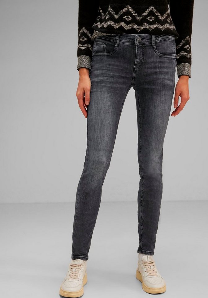 STREET ONE Skinny-fit-Jeans mit schmalem Bein