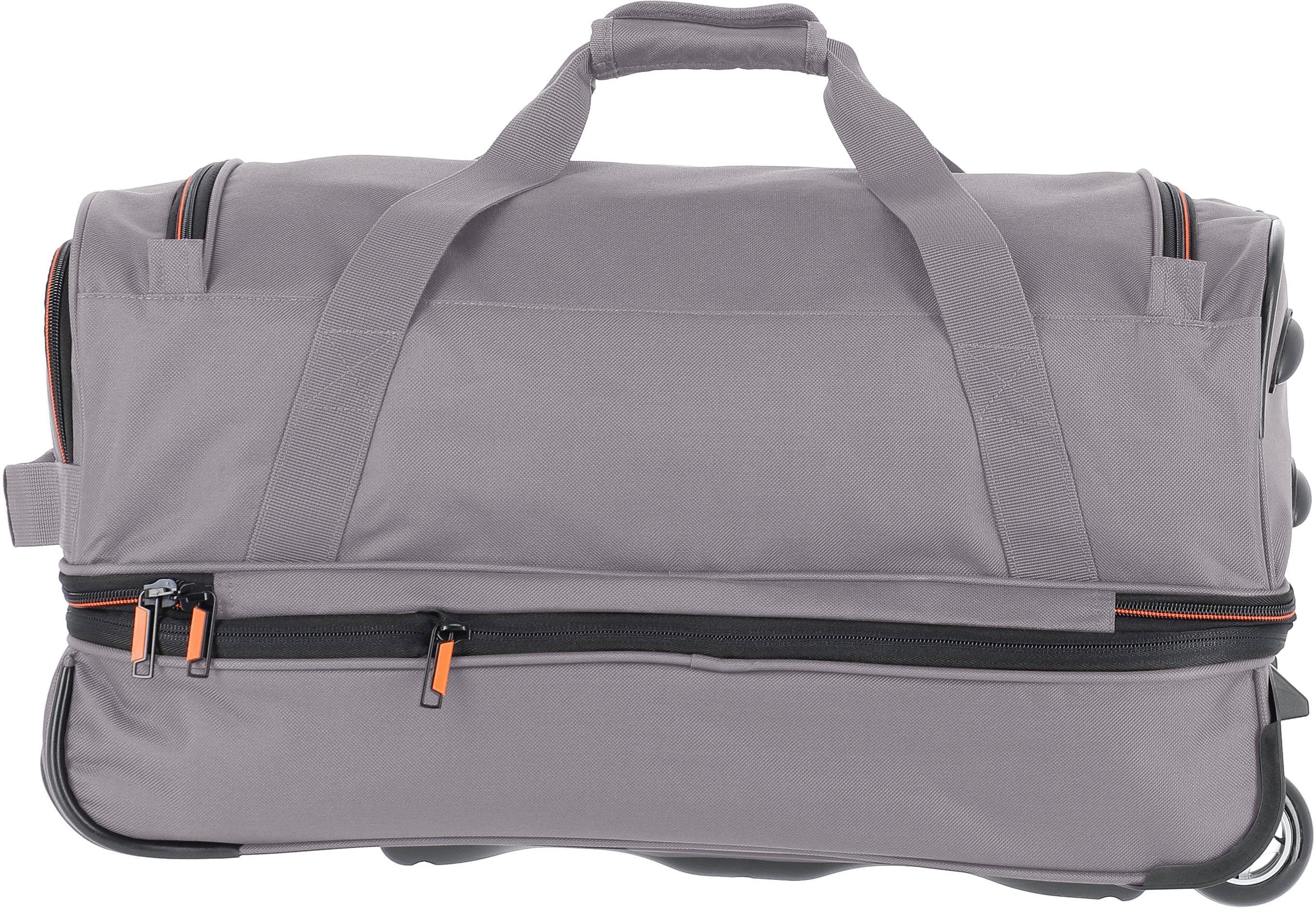 travelite Reisetasche BASICS, verschiedene Größen und Farben, Duffle Bag Reisegepäck Sporttasche Reisebag mit Trolleyfunktion
