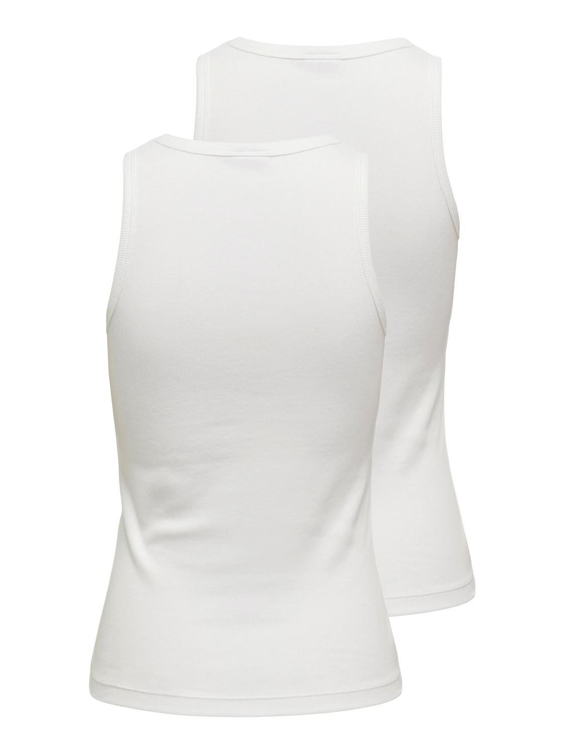 ONLY Tanktop ONLSALLY TANK TOP 2 PACK CS JRS (Packung, 2-tlg., 2er-Pack) günstig online kaufen