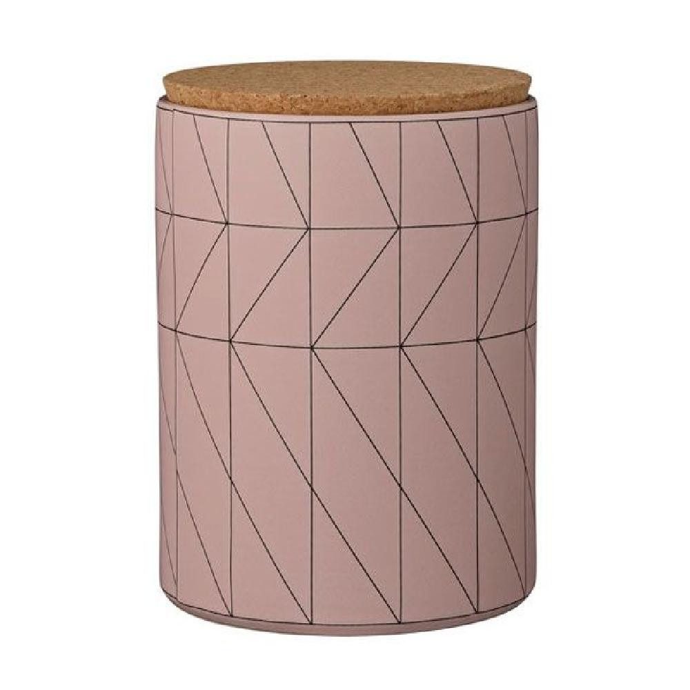 Bloomingville Vorratsdose Vorratsbehälter mit Korkdeckel Carina Rosa. € 44,50