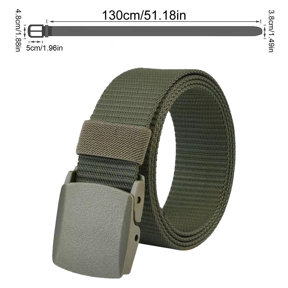 PODOFO Stoffgürtel Herren Gürtel, Verstellbarer Nylon günstig online kaufen