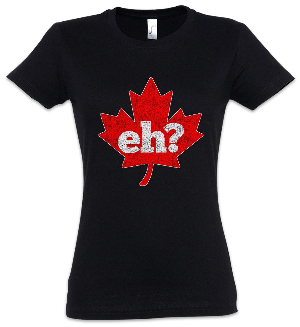 Urban Backwoods Print-Shirt Canada Eh Damen T-Shirt Fahne Flagge Banner Map günstig online kaufen