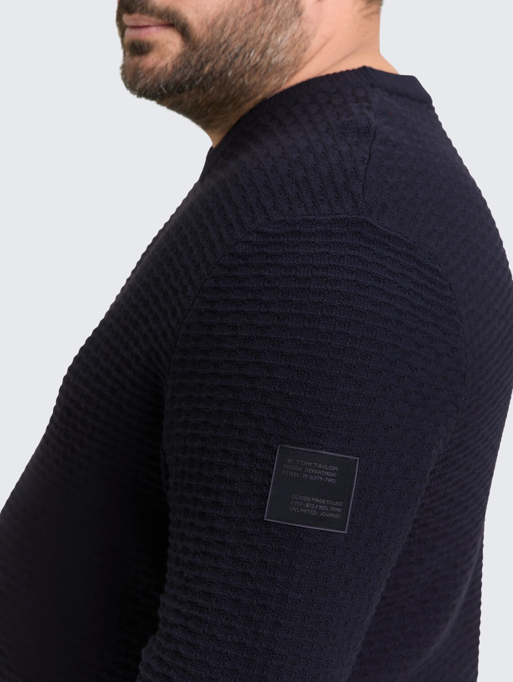 TOM TAILOR PLUS Strickpullover Pullover & Strickjacken Plus Size - Strickpullover mit Rundhalsausschnitt