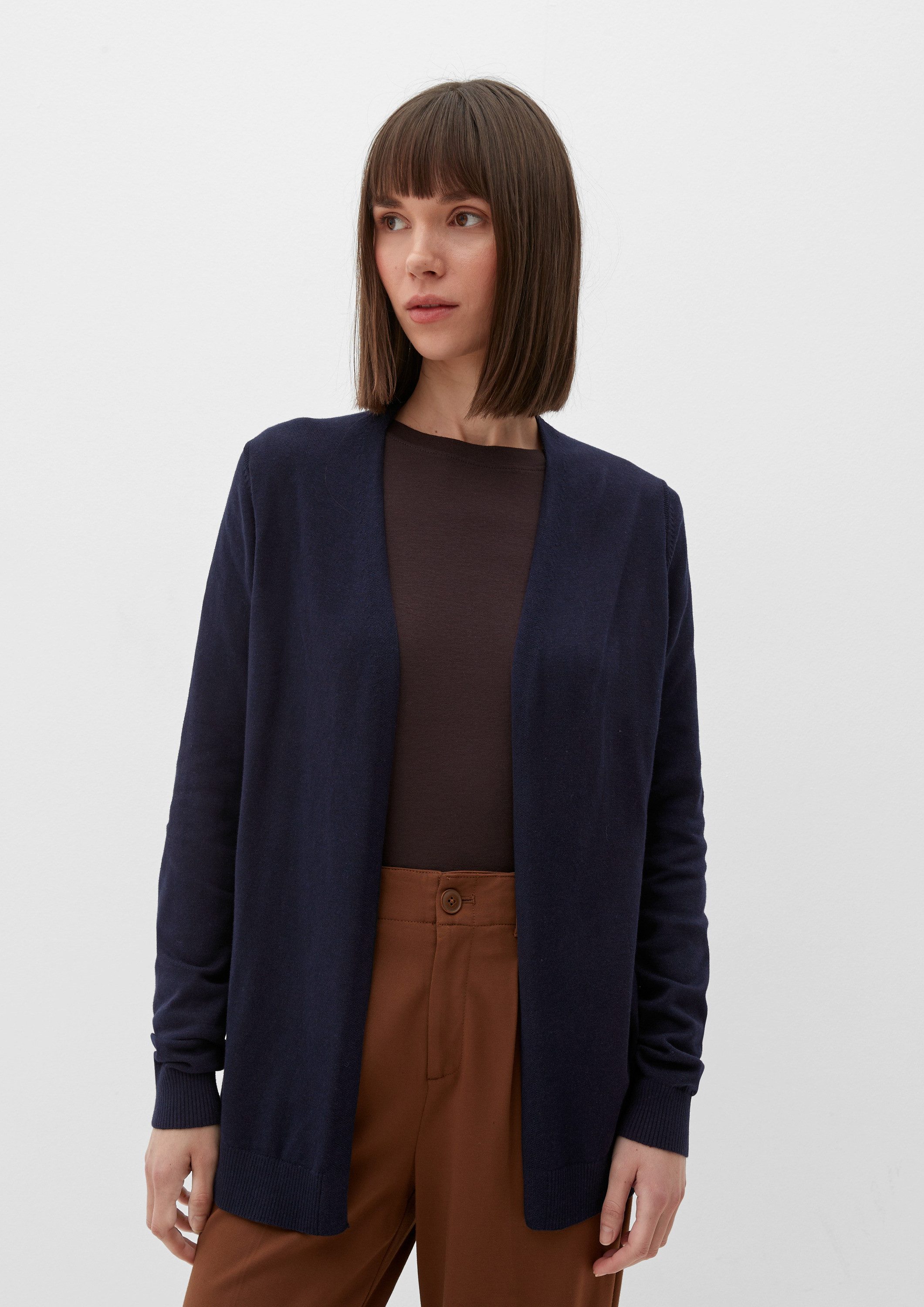 s.Oliver Cardigan Strickjacke Strickjacke aus Viskosemix