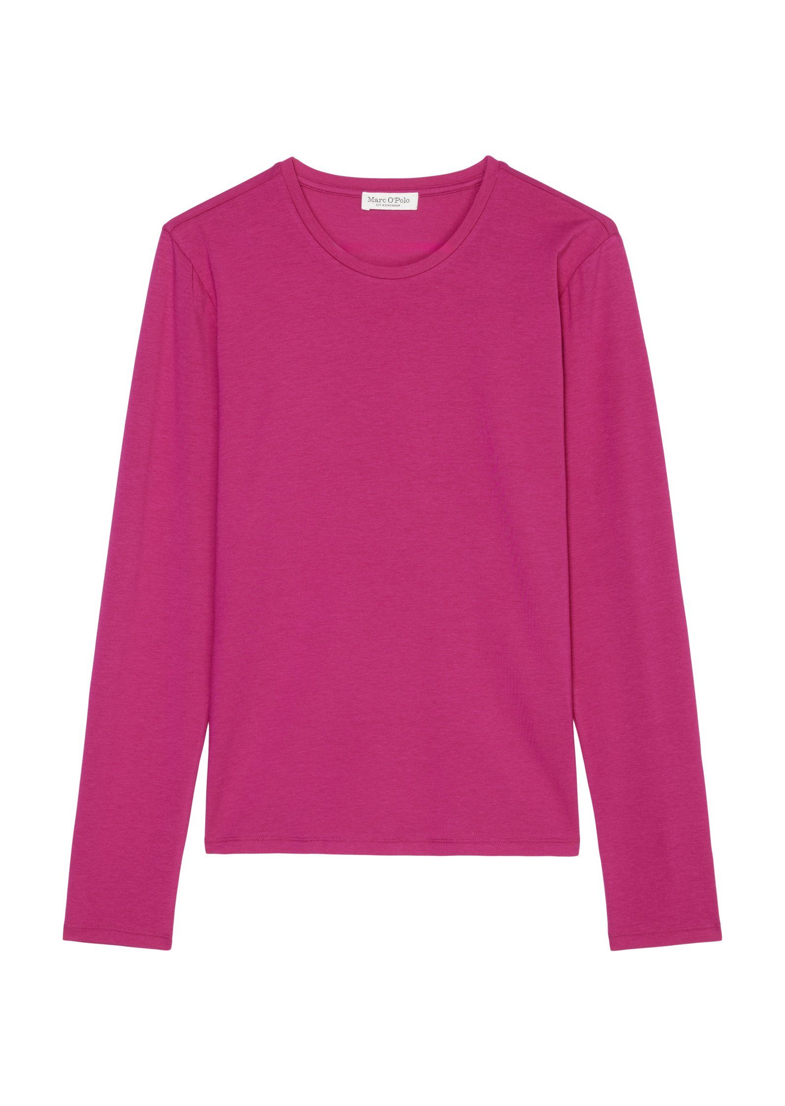 aus Modal Marc OCS TENCEL™ Blended O'Polo Langarmshirt rosa