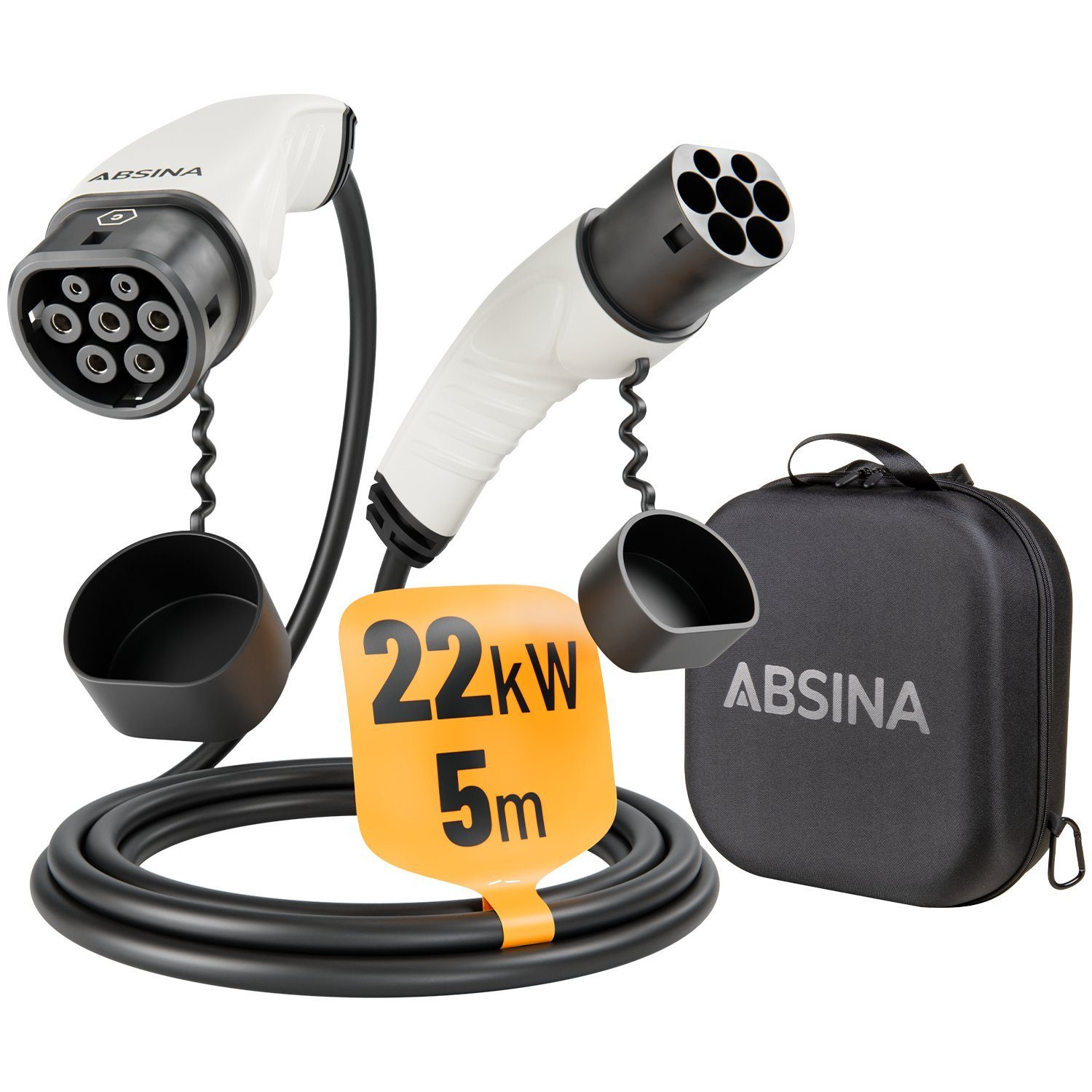 32A Meter 22 Elektroauto 5 2 Ladekabel kW (1-tlg) Typ Elektroauto-Ladegerät ABSINA -