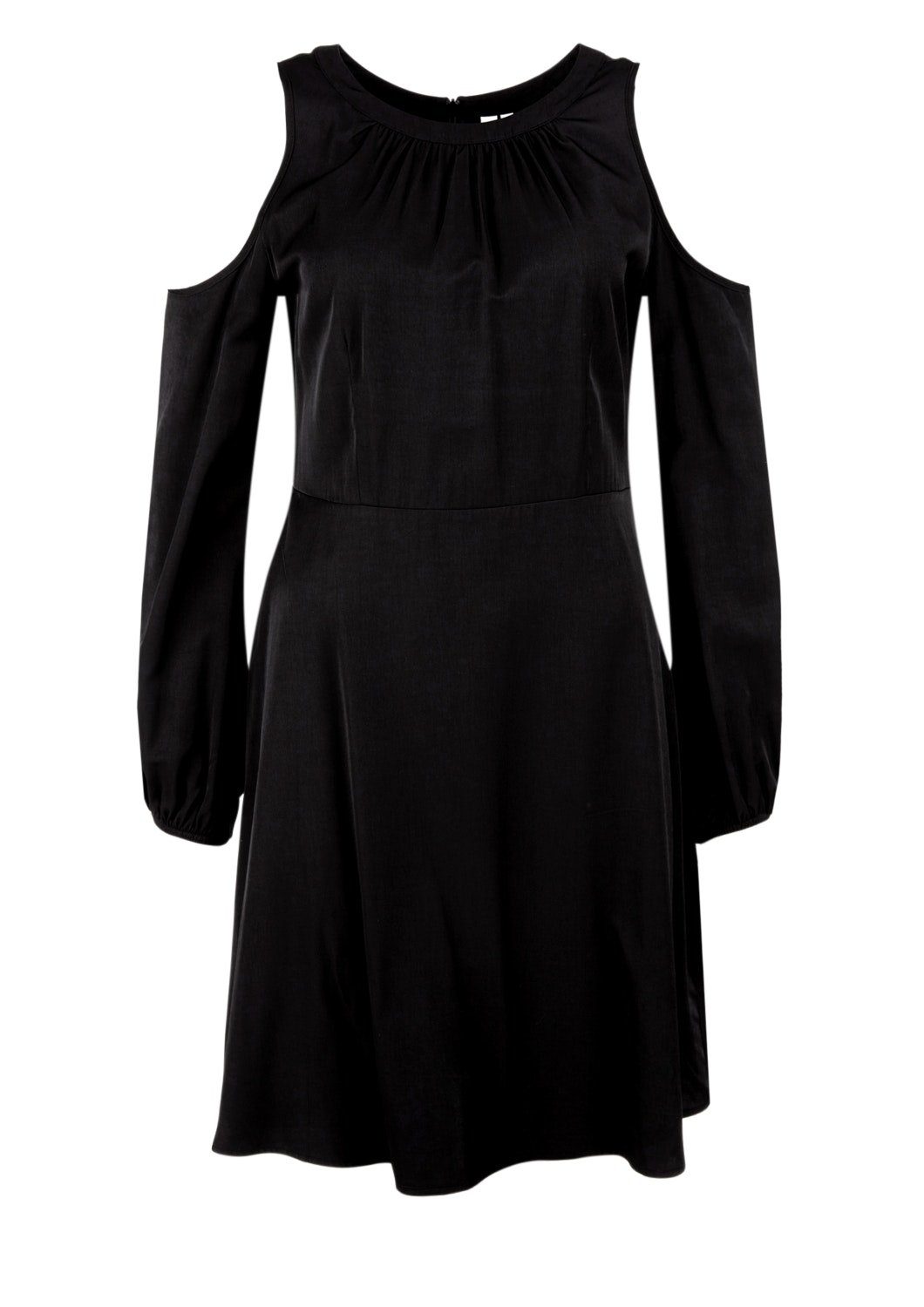 QS Satin-Kleid A-Linien-Kleid