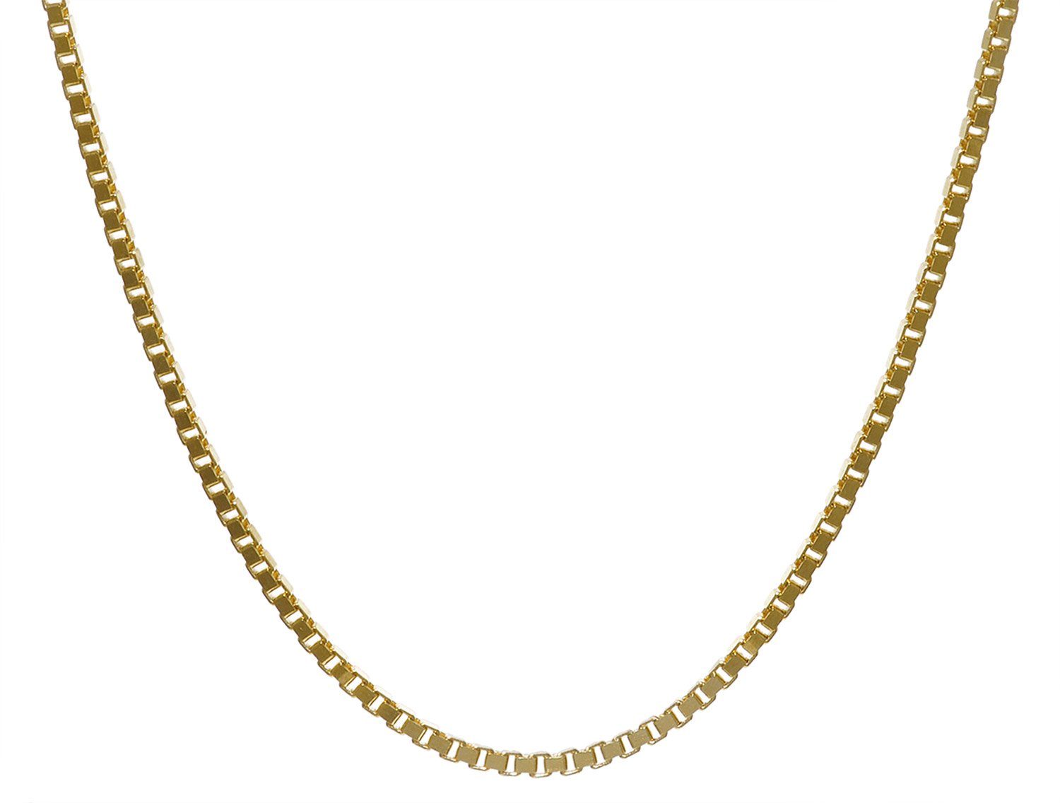 Damen Schmuck trendor Kette mit Anhänger Anhänger mit Zirkonia Gold 333 + goldplattierte Silberkette