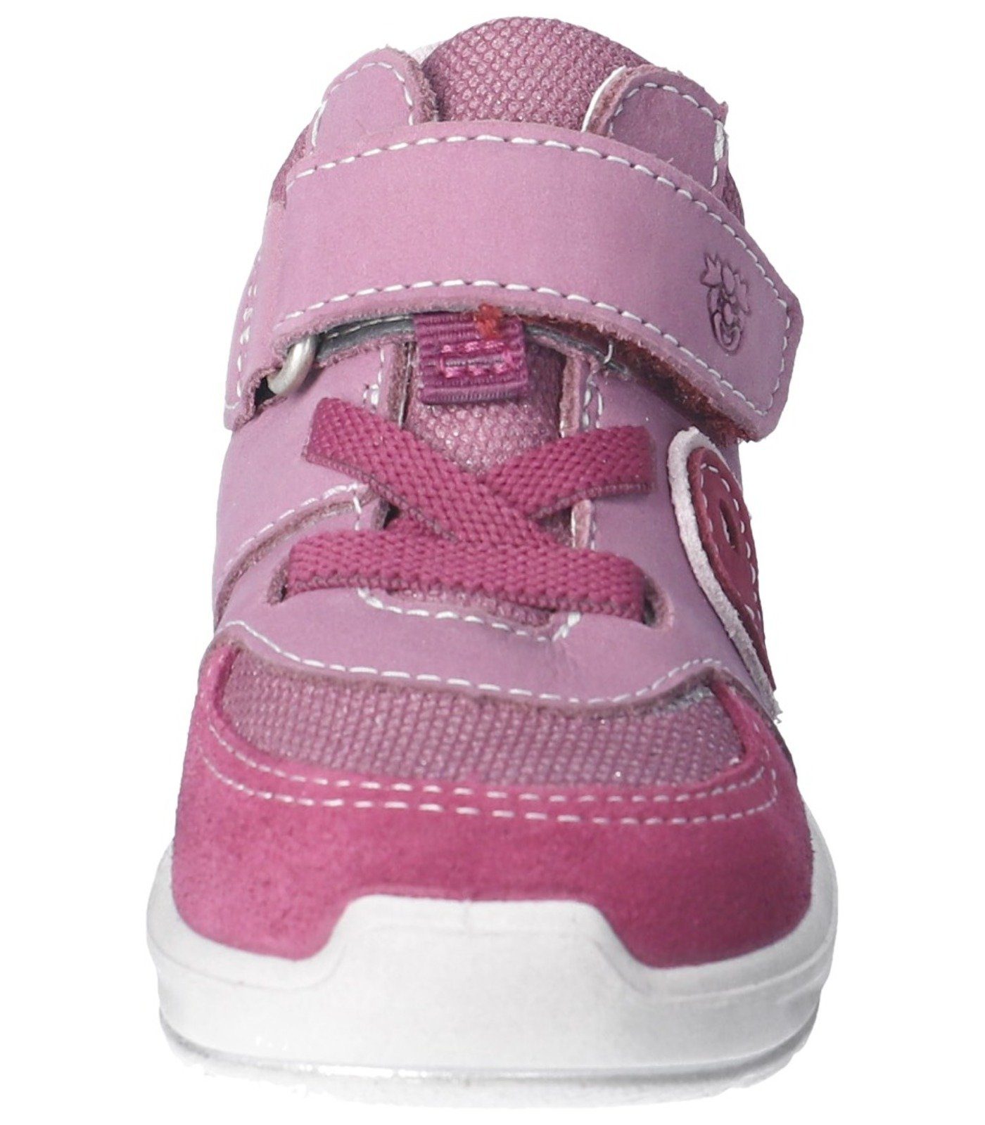 Leder/Textil Pepino Halbschuhe Pink Violett Schnürschuh