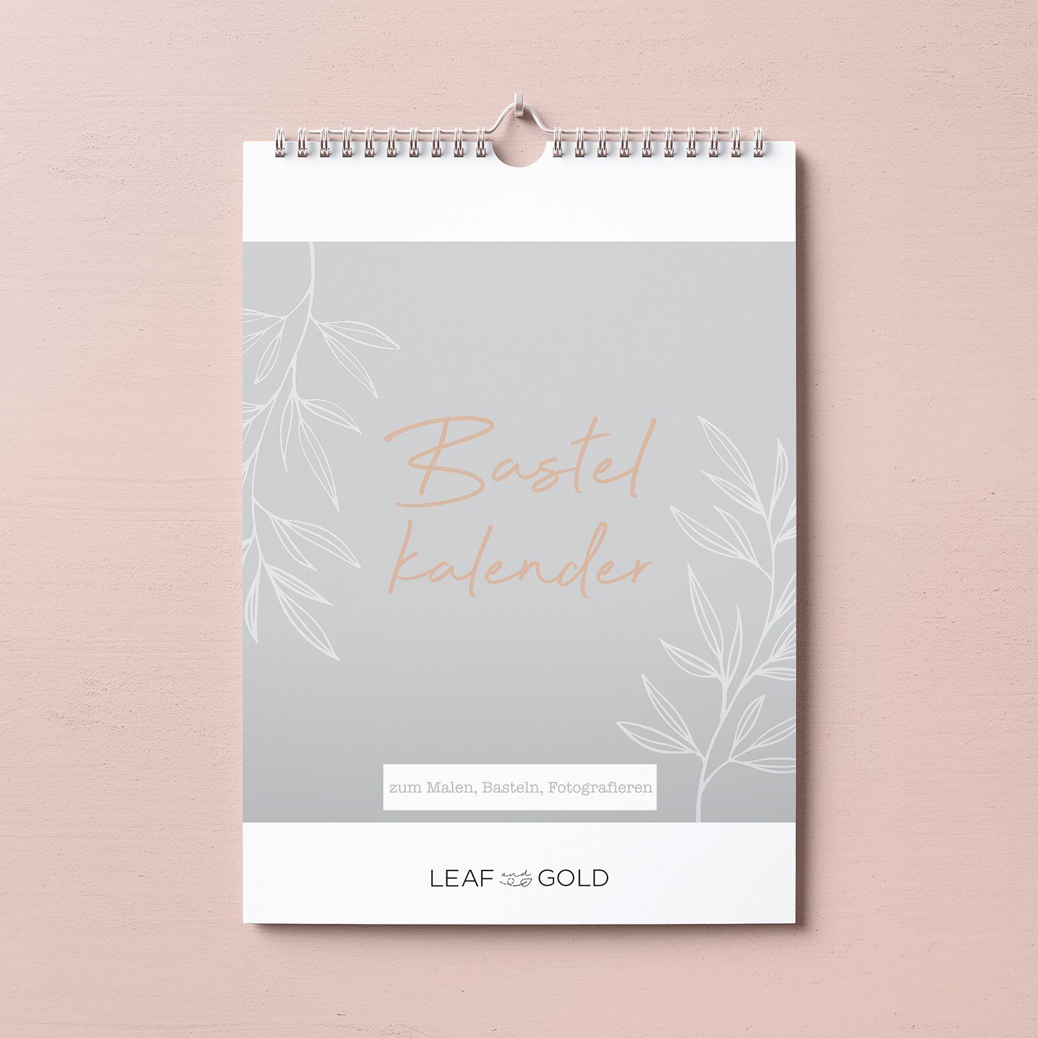LEAF & GOLD Kalender zum Selbstbasteln Kalender zum Selbstgestalten