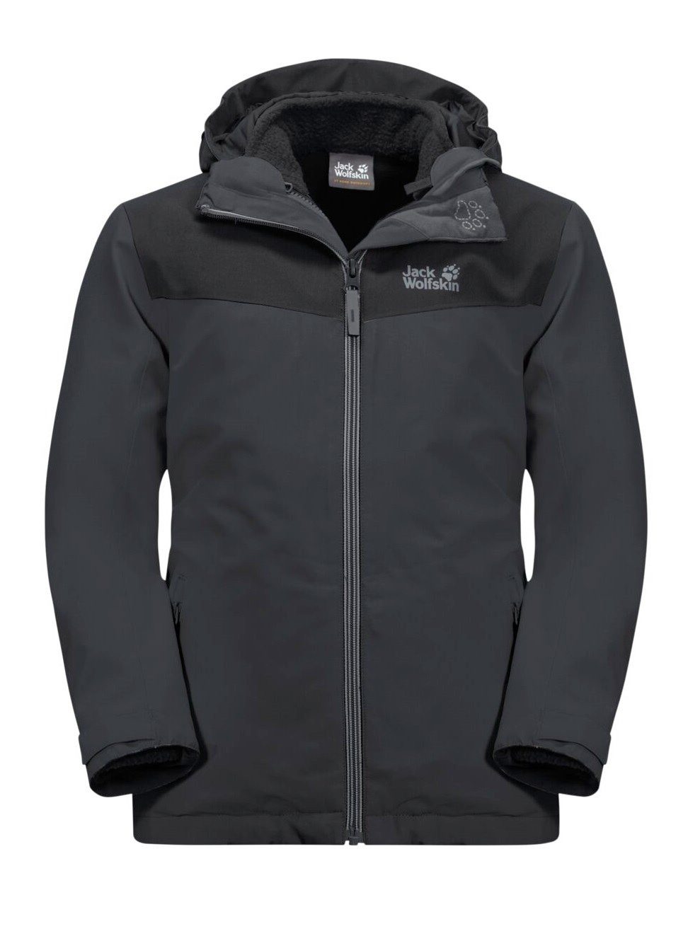 Jack Wolfskin Winterjacke Snowfrost 3in1 (wasser- und winddicht, warme Fleece-Innenjacke)