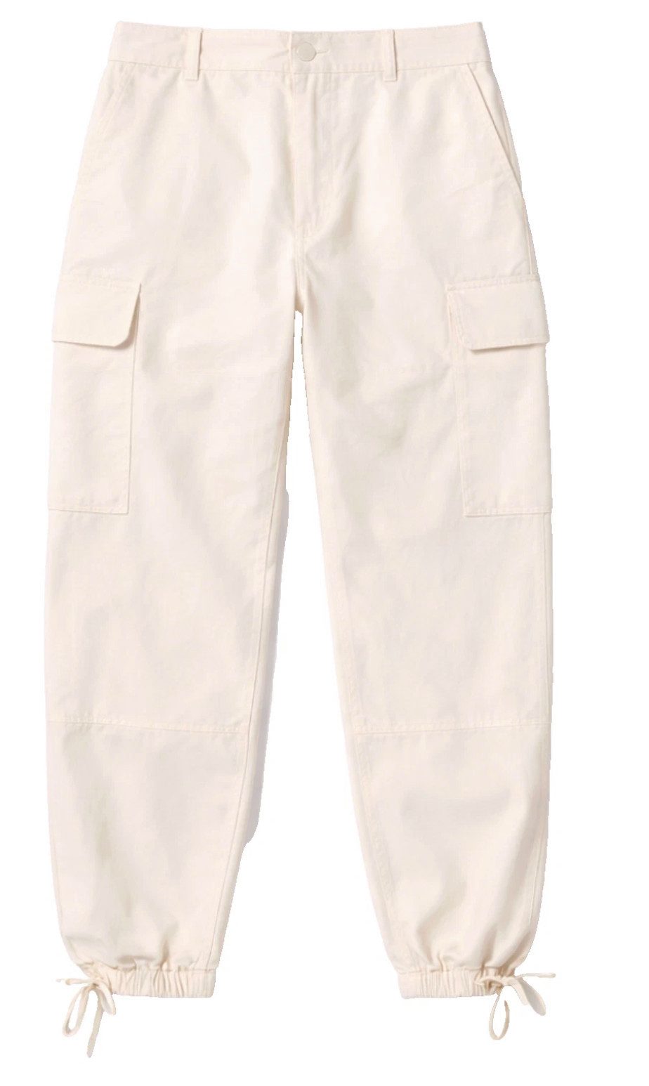 Polo Ralph Lauren Cargohose Damen Maulbeerseide Seiden-Leinen Hose Utility Slim fit Mid-Rise Schnitt, Gürtelschlaufen, Reißverschluss mit Knopfverschluss