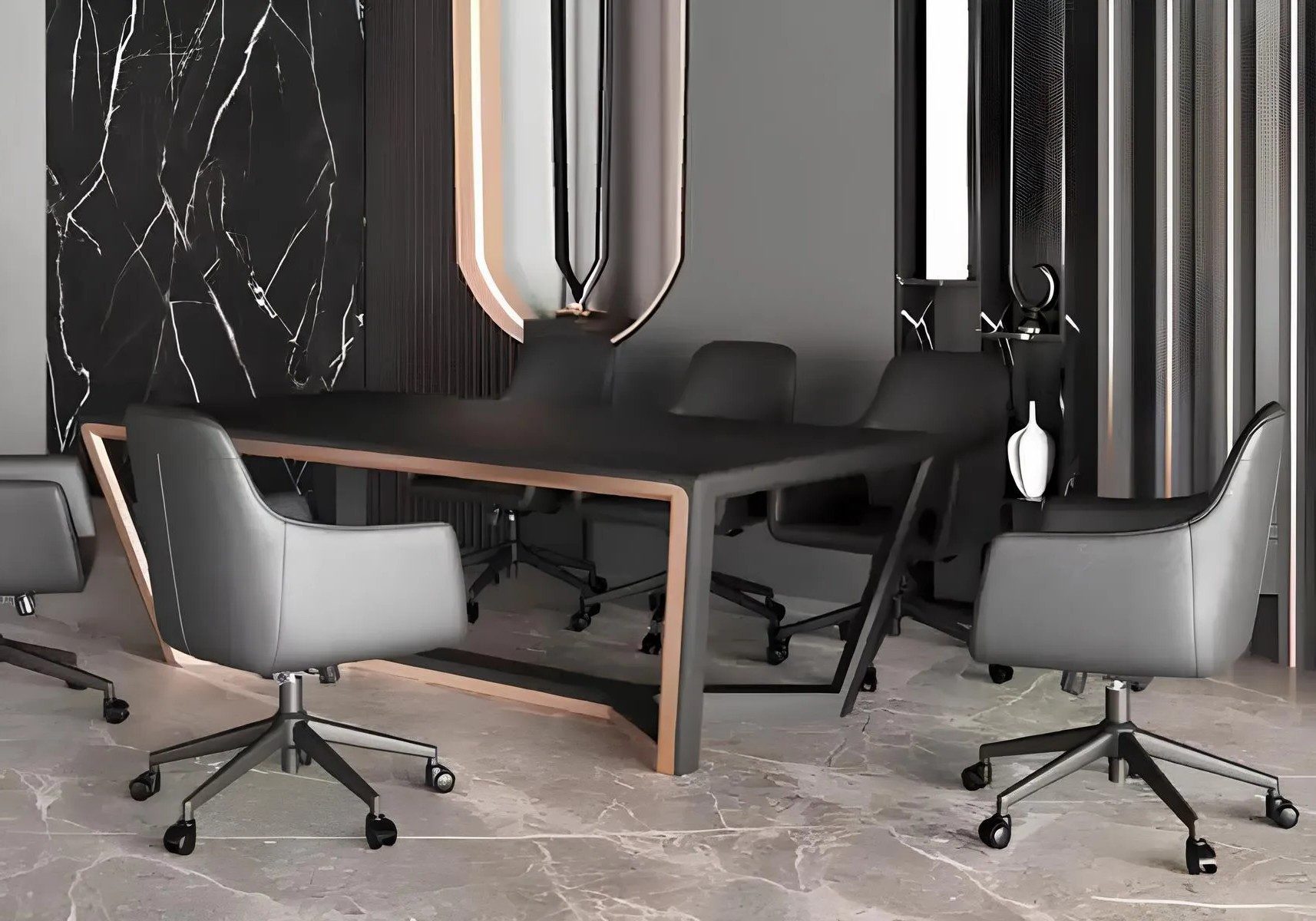 Xlmoebel Konferenztisch Luxuriöse Besprechungstische für moderne Büros, Made in Europa