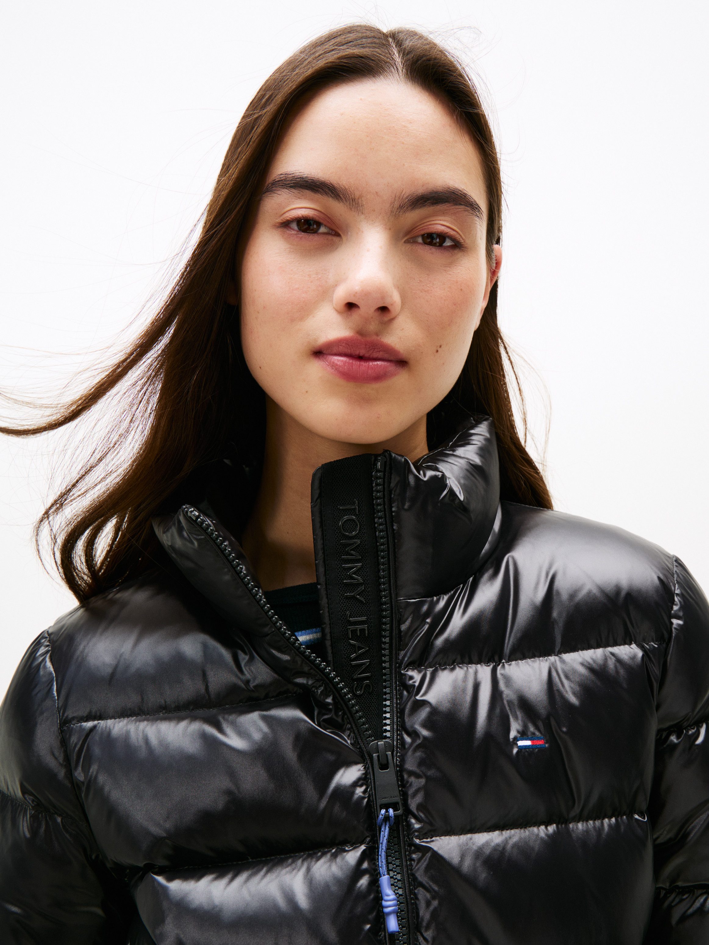 Tommy Jeans Steppjacke TJW SLIM ZIP PRINT DOWN JACKET günstig online kaufen