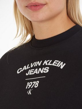 Calvin Klein Jeans Sweatshirt VARSITY LOGO CREWNECK