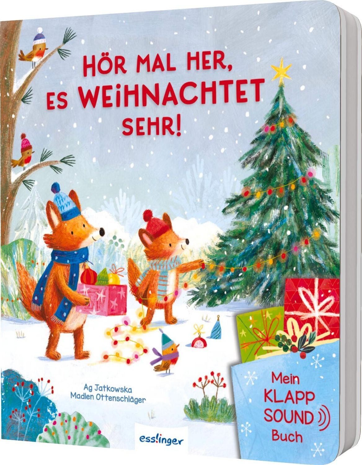 Mein Klapp-Sound-Buch: Hör mal her, es weihnachtet sehr! / Madlen Ottenschläger, Soundbuch mit Klappen für Kinder ab 18 Monaten