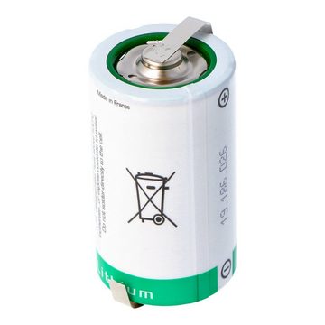 Saft SAFT LSH 20 Lithium Batterie 3.6V Primary LSH20 mit Z-Lötfahnen Batterie, (3,6 V)