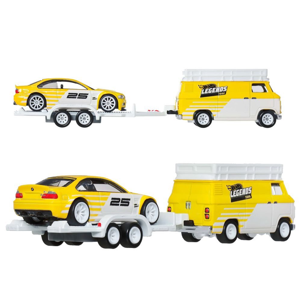 Hot Wheels Spielzeug-Rennwagen BMW M3 & Rallye-Transporter Hot Wheels Team Transport Fahrzeuge