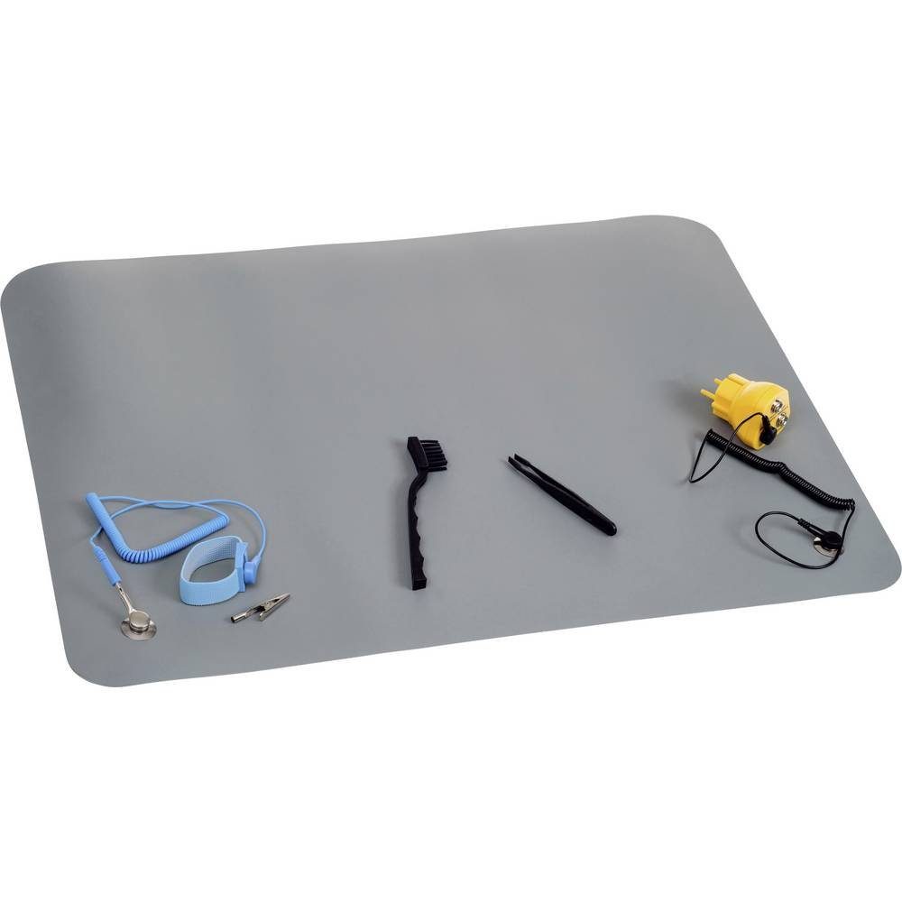 Werkstatt-Set ESD Tischmatten Komplett-Set 65 x 50 cm