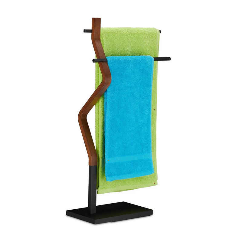 relaxdays Handtuchständer »Handtuchhalter stehend«