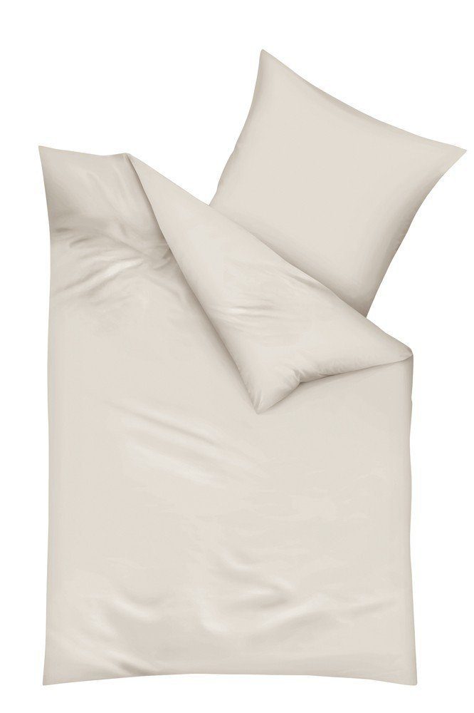 Bettwäsche »Kaeppel Biber Bettwäsche Uni 200x200cm Einfarbig verschiedene Farben«, Kaeppel