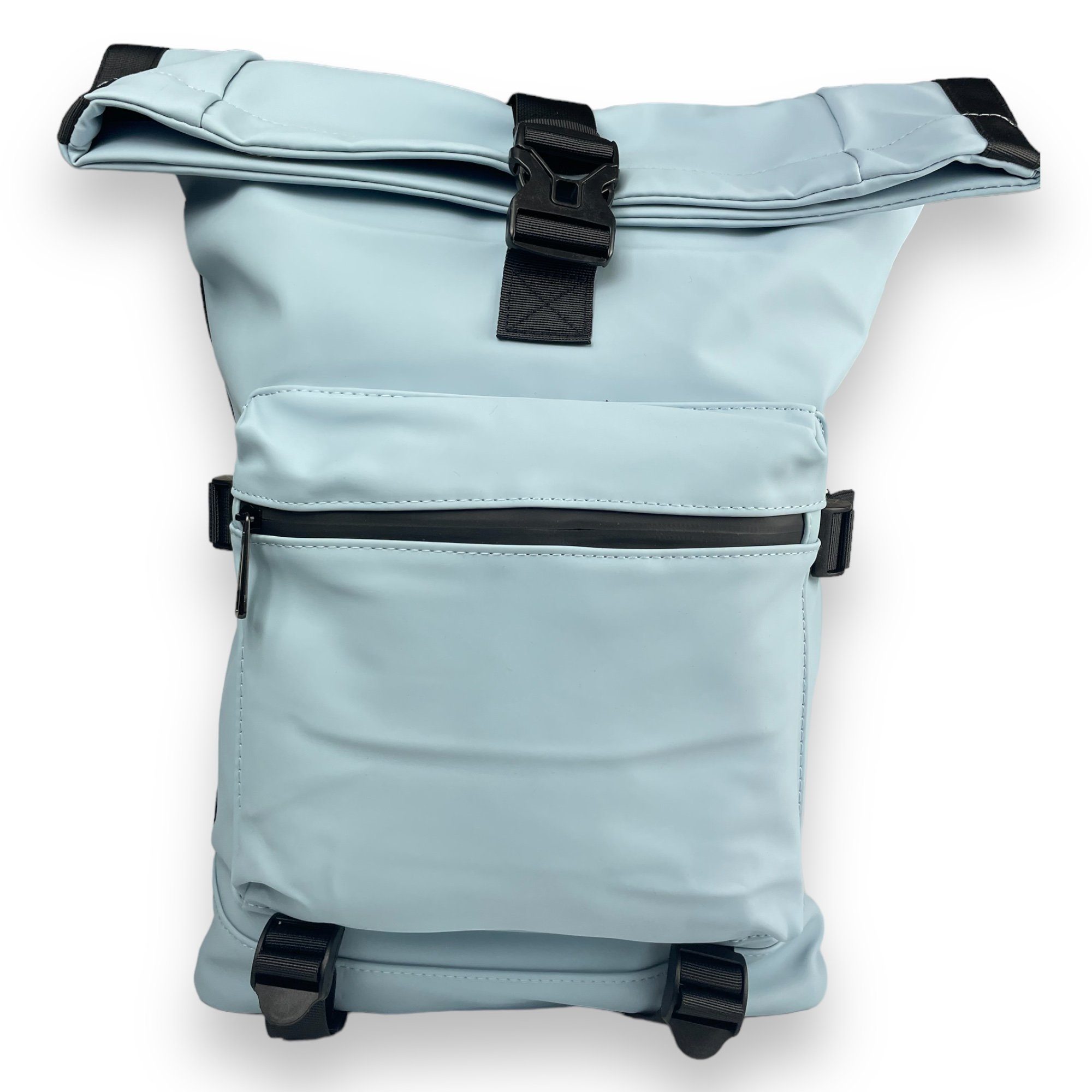 Taschen4life Laptoprucksack Rucksack wasserdicht 9049, Rolltop Backpack, A4 geeignet, Laptopfach, wetterfest