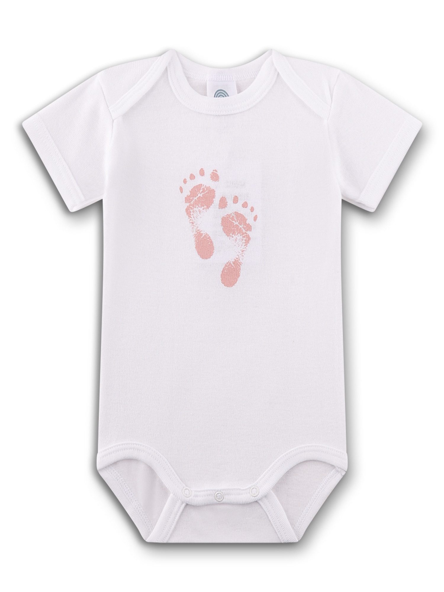 Sanetta Kurzarmbody Kurzarm-Body aus Bio-Baumwolle (1-tlg)