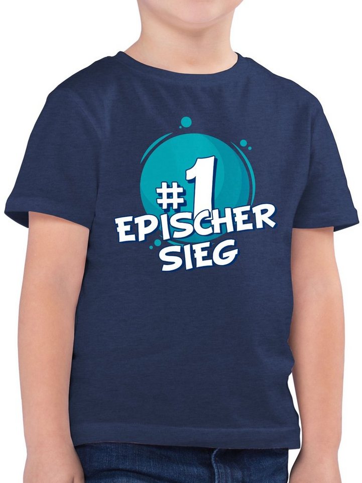 Shirtracer T-Shirt #1 Epischer Sieg Kinderkleidung und Co