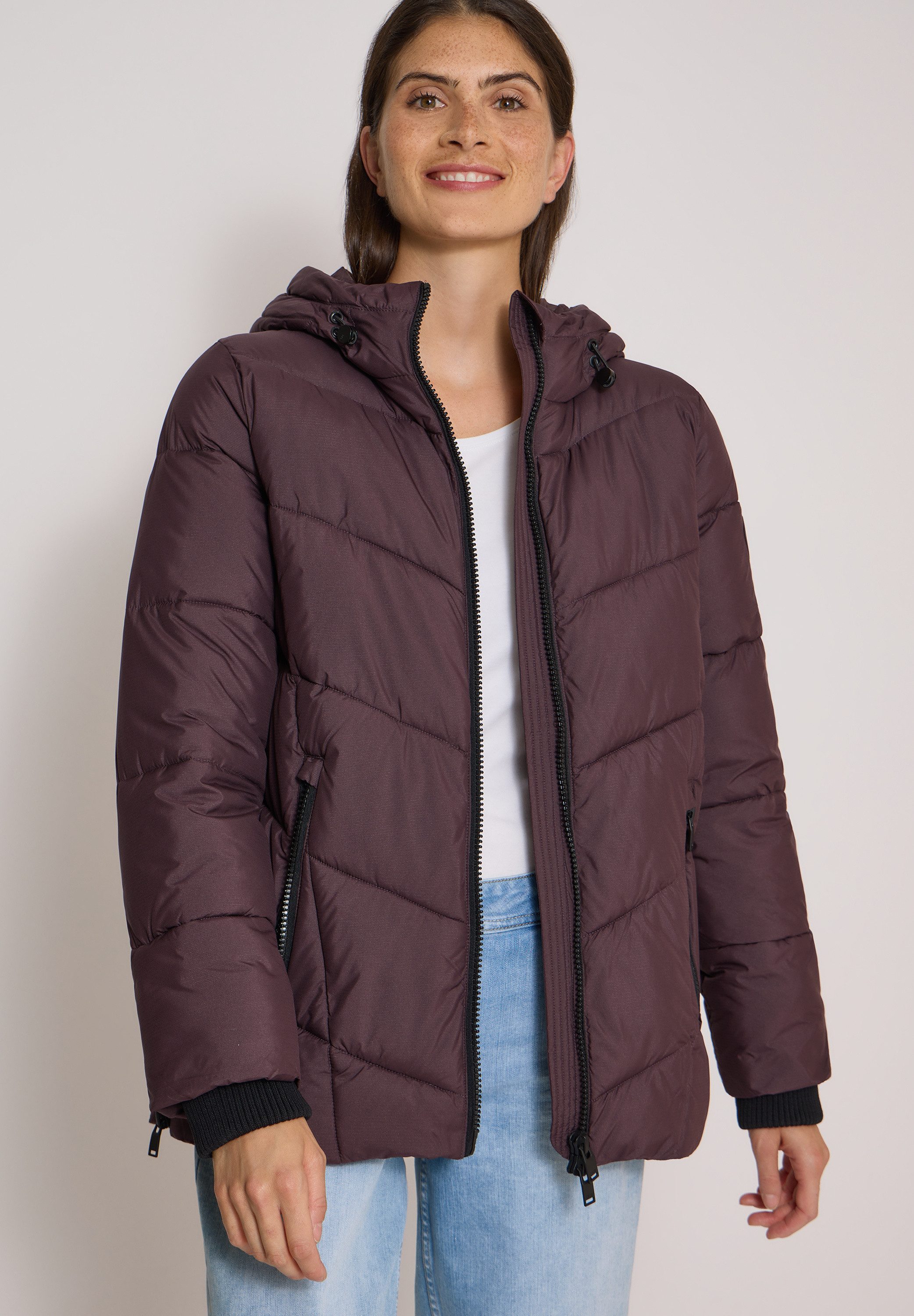 CECIL Softshelljacke mit Kapuze