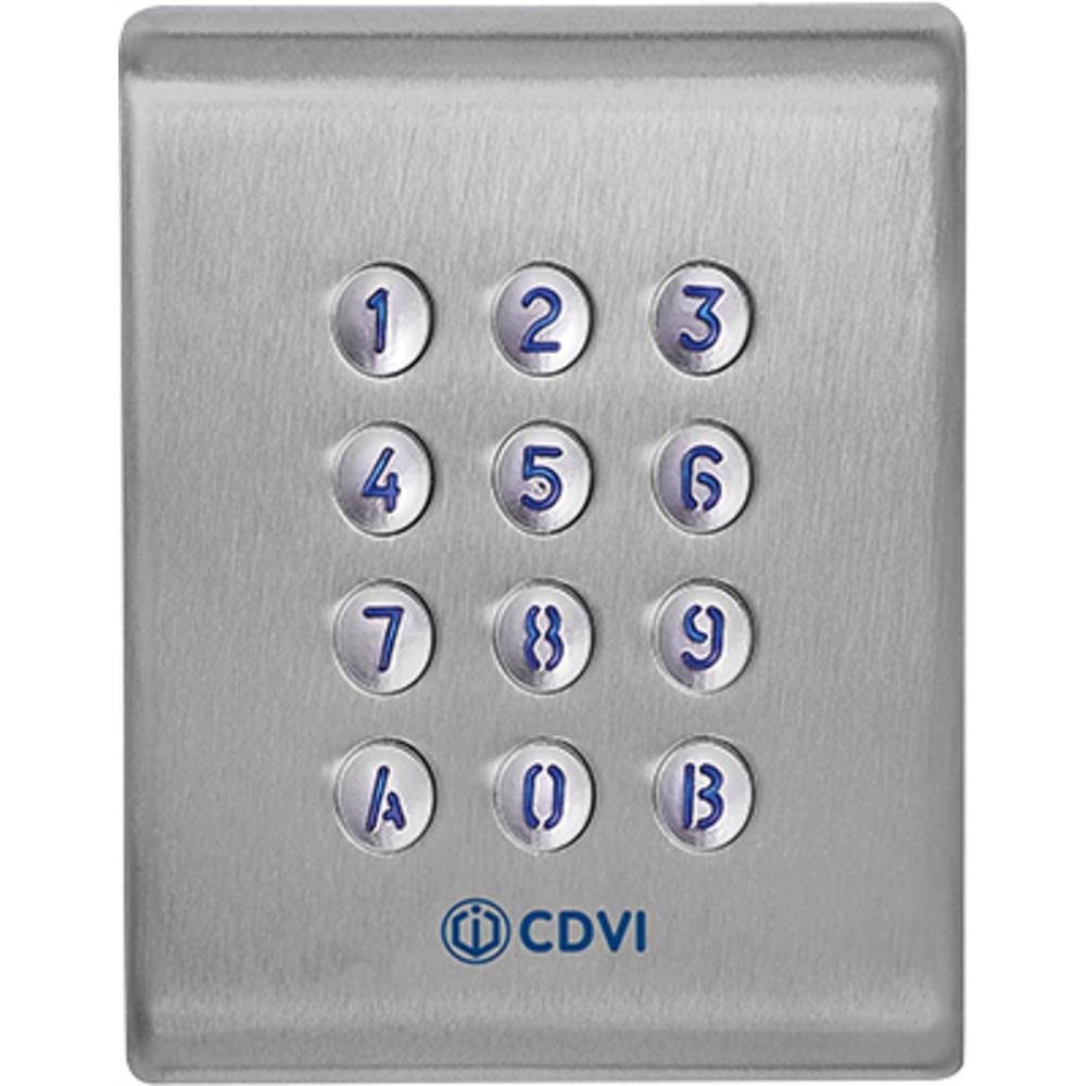 CDVI Security Türschließer CDVI -Tastatur, Bluetooth, IP65 F0201000053-G, Bluetooth-fähig, mit beleuchteter Tastatur