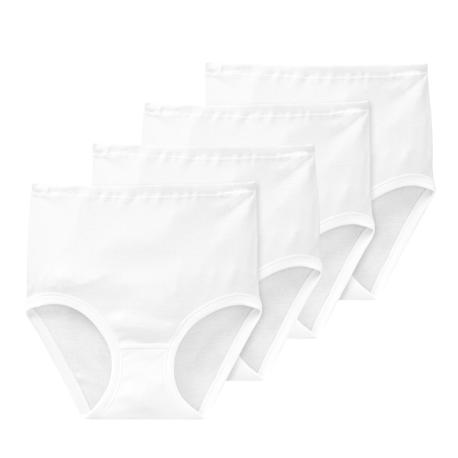 Schiesser Taillenslip Maxi Original Classics (4-St., 4) aus 100% supergekämmter Baumwolle