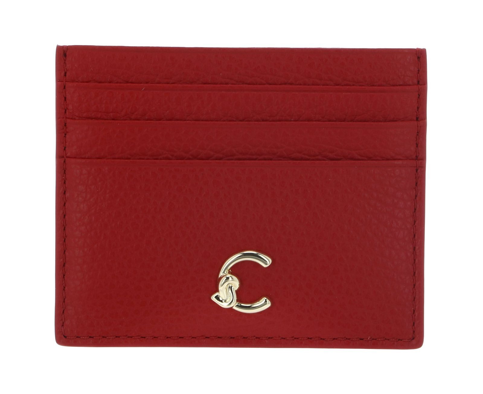 COCCINELLE Kartenetui Document Holder Grained Leather, aus echtem Rindsleder