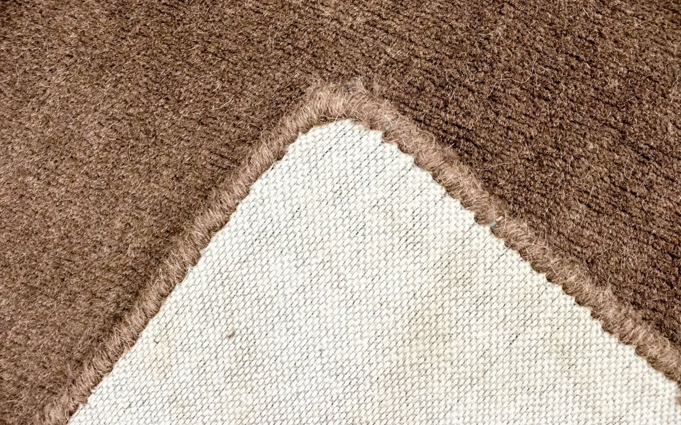 Wollteppich »Gabbeh Teppich handgetuftet braun«, morgenland, rechteckig, Höhe 15 mm, Kurzflor-kaufen