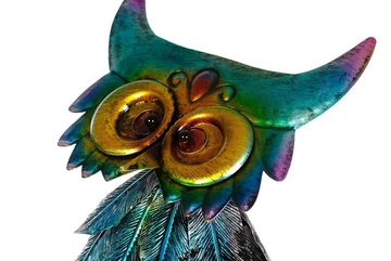 BIRENDY Dekofigur Riesiges schönes Metall Figurenpaar Eulen oder Enten WG Gartenfigur Dekofigur
