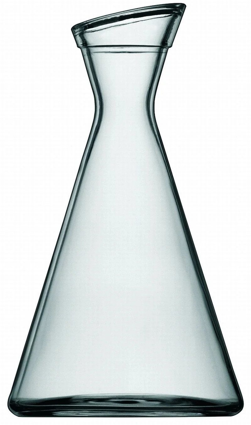 Stölzle-Oberglas Wasserkaraffe Glas-Karaffe Decanter Schräghalskaraffe Weinkaraffe 1L PISA