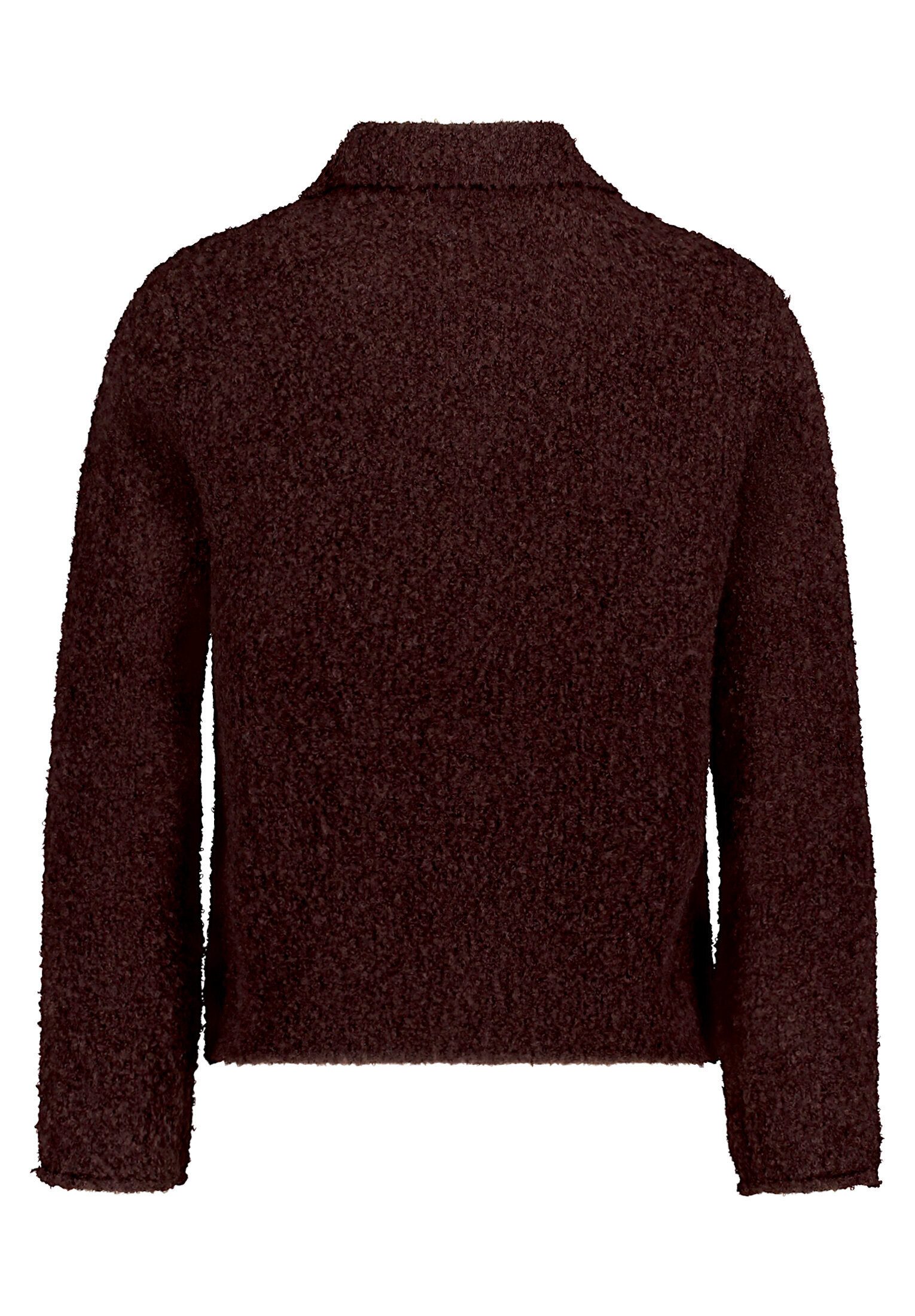 Cartoon Strickjacke Damen mit Kragen (1-tlg)