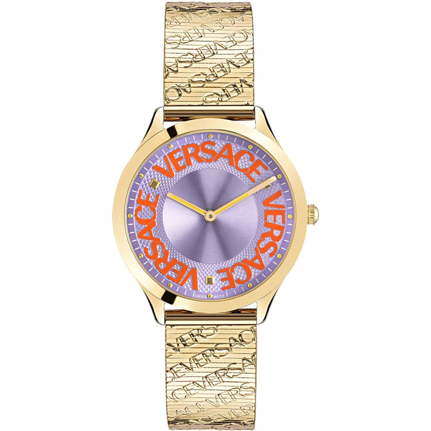 Versace Schweizer Uhr Logo Halo