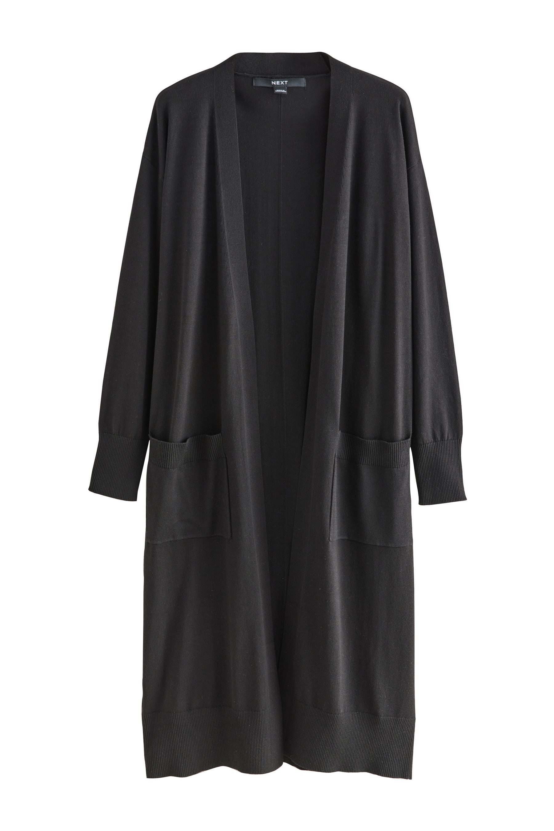 Next Strickjacke Lange, weiche Strickjacke mit Baumwollanteil (1-tlg) günstig online kaufen